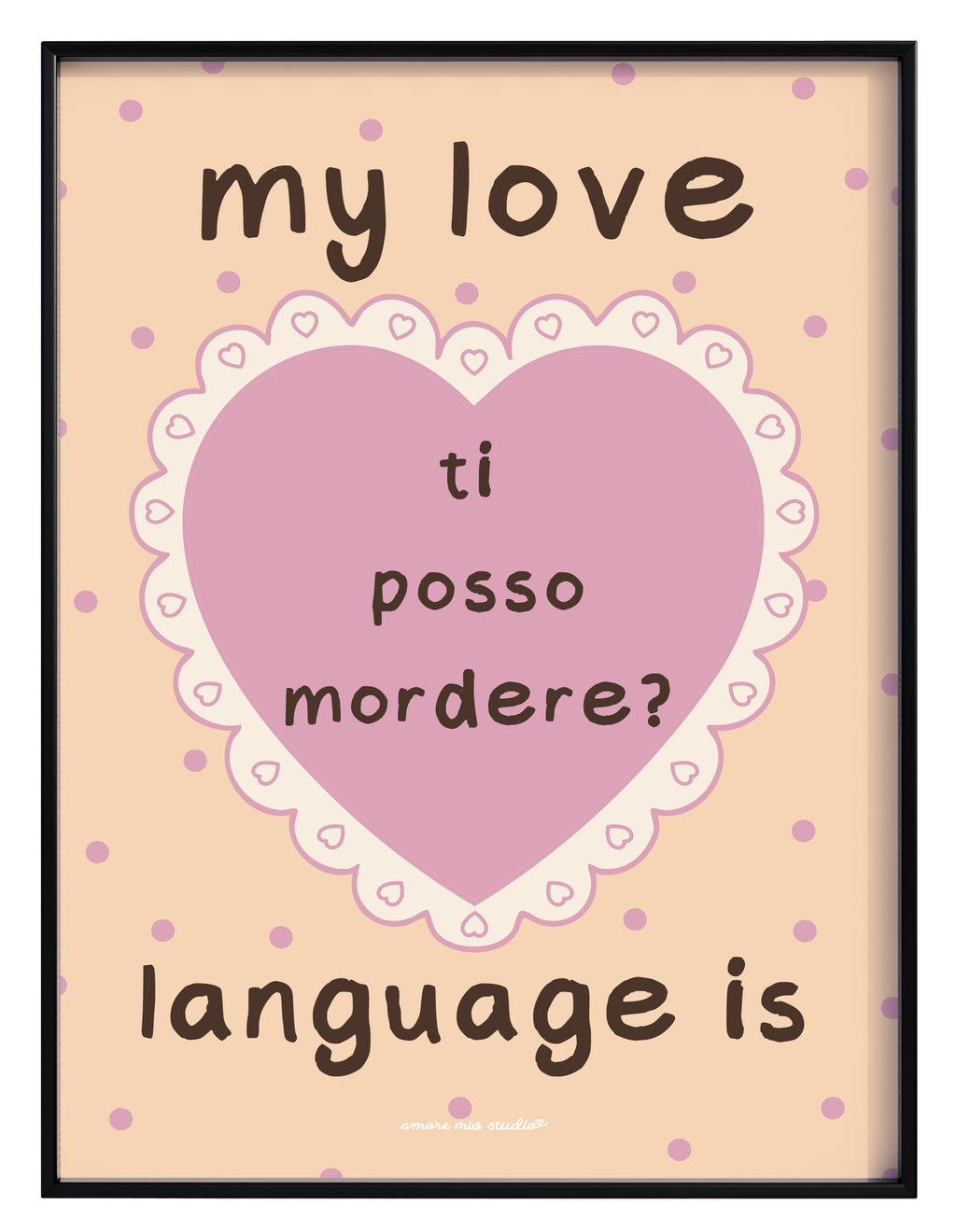ti posso mordere