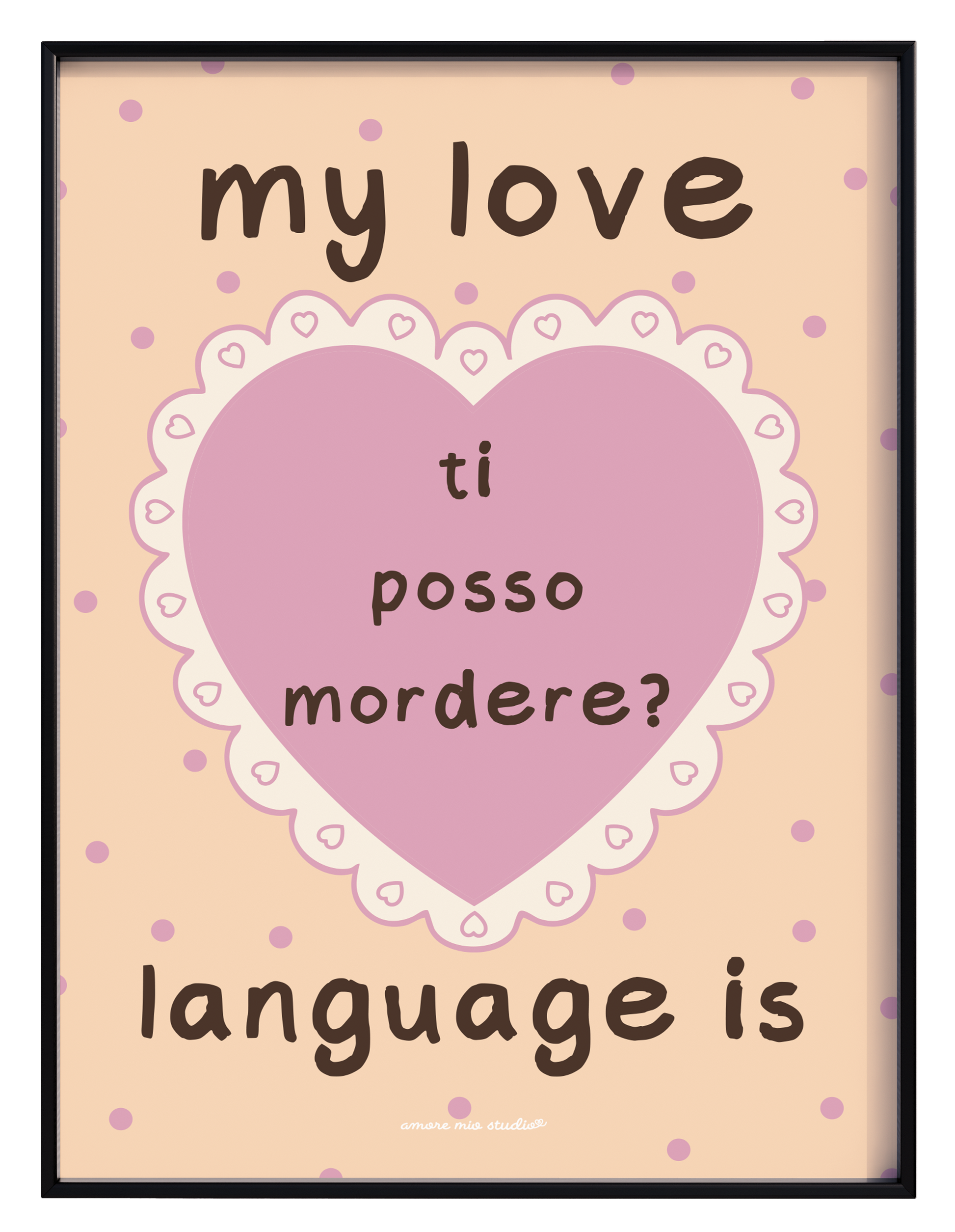ti posso mordere